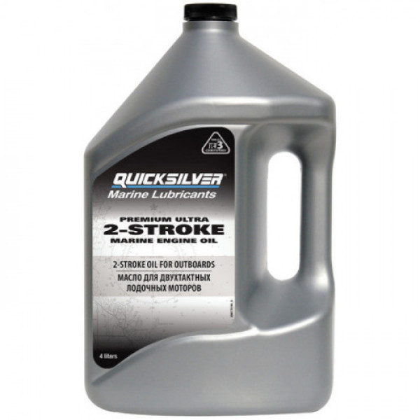 Масло Quicksilver 2-stroke Premium Ultra TCW3 4л 92-8M0170005 в Кемерово